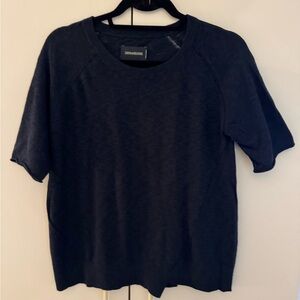 Zadig & Voltaire Navy XS Light Weight Sweater Soft 100% Cotton!